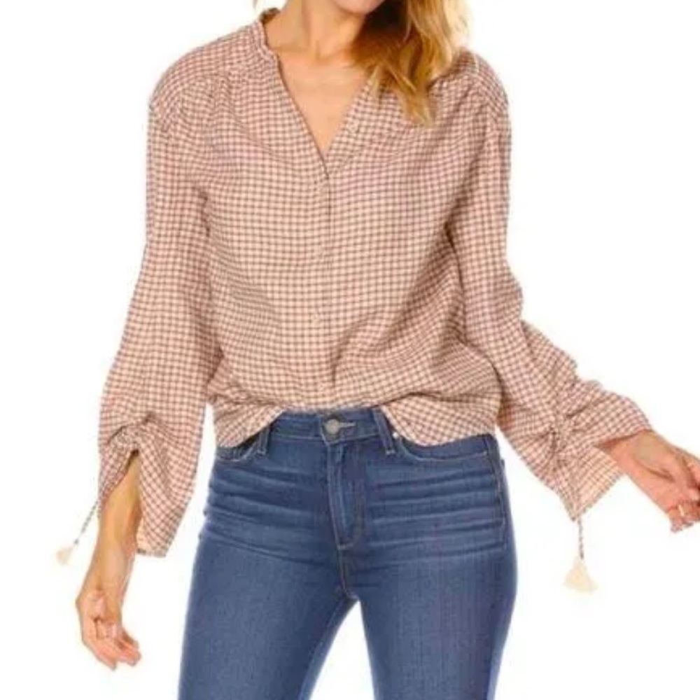🌻NEW Paige Torin Sandy Shell/Spice Blouse Size Small